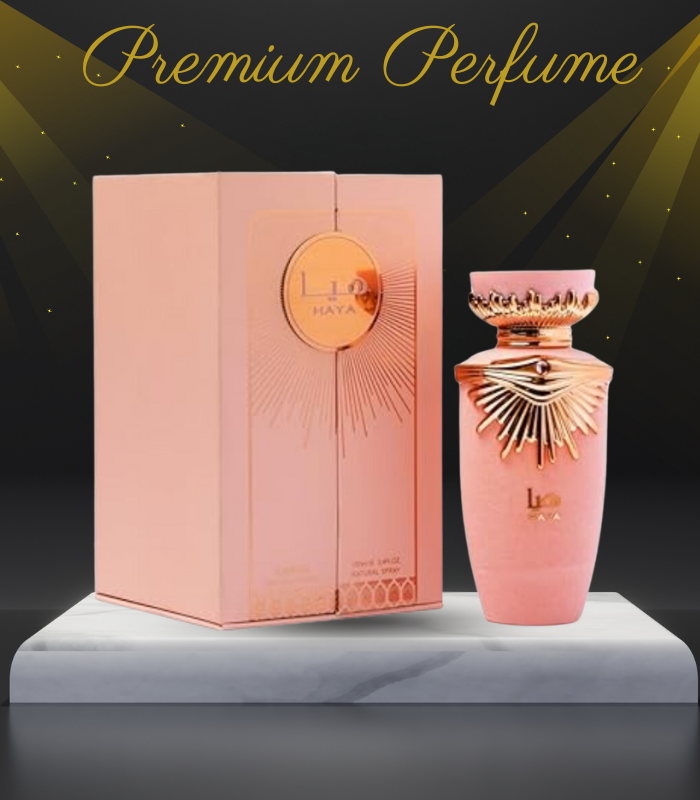 Lattafa Haya Eau de Parfum Spray for Women, 3.4 Ounce